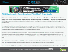 Tablet Screenshot of cad-steel.co.uk