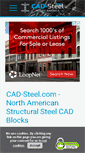 Mobile Screenshot of cad-steel.com